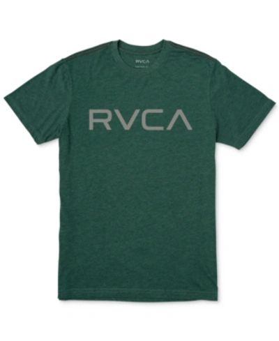 Shop Rvca Logo Graphic T-shirt In Alpine