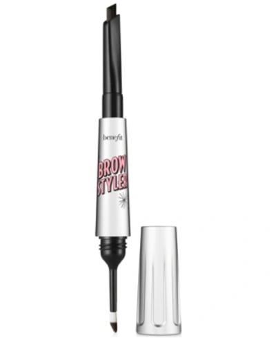 Shop Benefit Cosmetics Brow Styler Eyebrow Pencil & Powder Duo In Shade 6 - Cool Soft Black