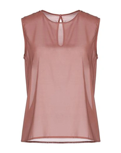 Shop Peter Pilotto Tops In Pale Pink