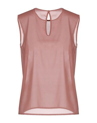 Shop Peter Pilotto Tops In Pale Pink