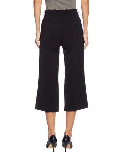 Shop Chloé Woman Cropped Pants Black Size 8 Triacetate, Polyester