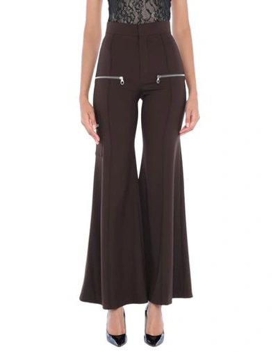 Shop Chloé Pants In Cocoa