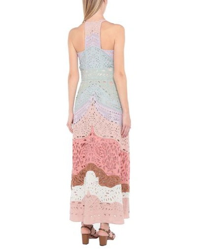 Shop Valentino Long Dresses In Pink