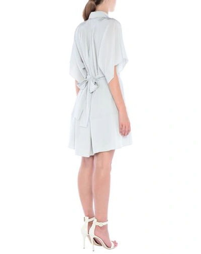 Shop Chloé Short Dresses In Light Grey