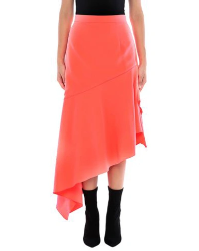 Shop Milly Maxi Skirts In Fuchsia