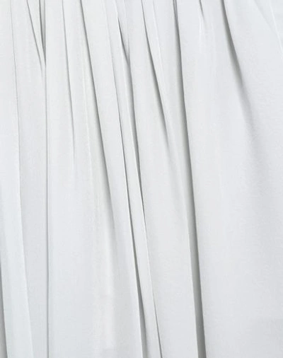 Shop Chloé Long Skirts In Light Grey