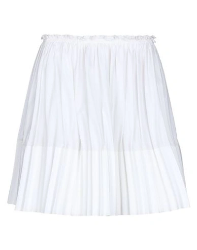 Shop Chloé Mini Skirts In White