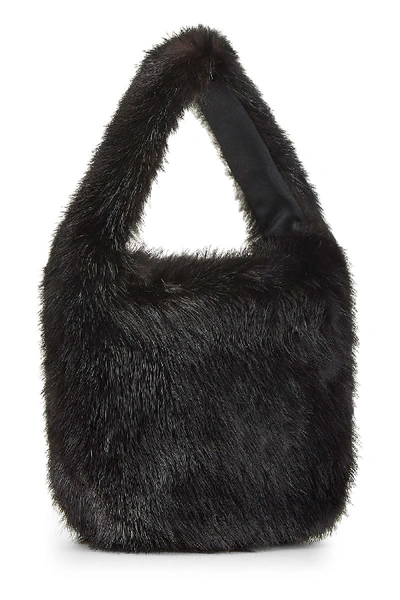 Pre-owned Gucci Black Mink Fur Handbag Mini