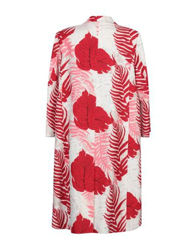 Ermanno Scervino Overcoats In Red