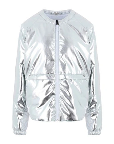 Napapijri Jackets In Silver | ModeSens