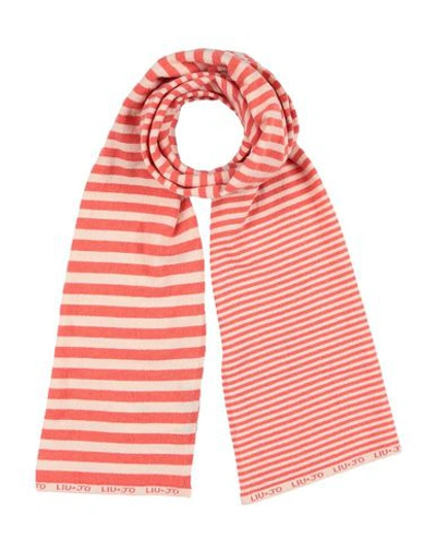 Liu •jo Scarves In Salmon Pink