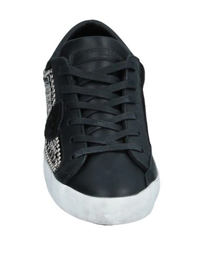 Philippe Model Sneakers In Black