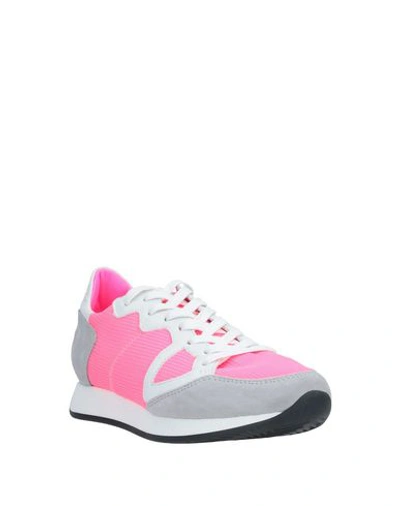 Philippe Model Sneakers In Fuchsia