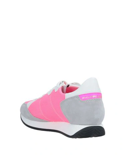 Philippe Model Sneakers In Fuchsia