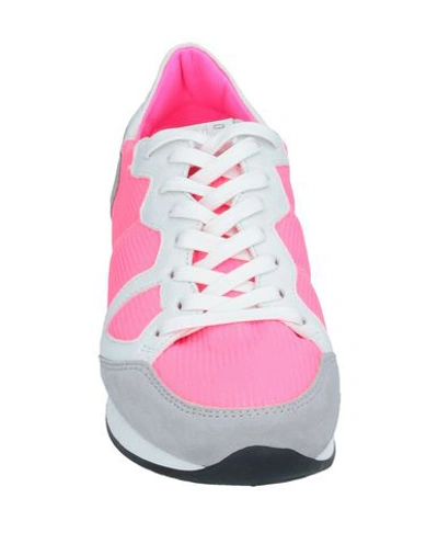 Philippe Model Sneakers In Fuchsia