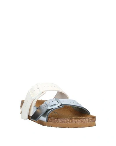 Rick Owens Birkenstock Arizona Leather Sandals In White