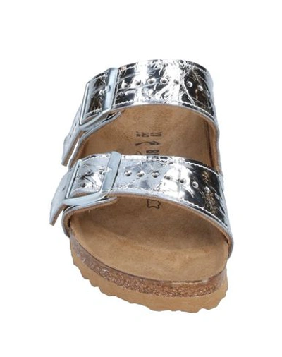 Rick Owens Sandals In Silver