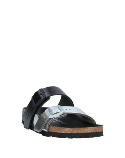 Shop Rick Owens X Birkenstock Woman Sandals Black Size 7 Soft Leather