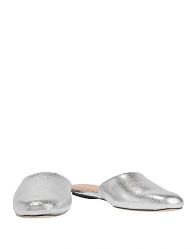 Shop Halston Heritage Mules And Clogs In Silver