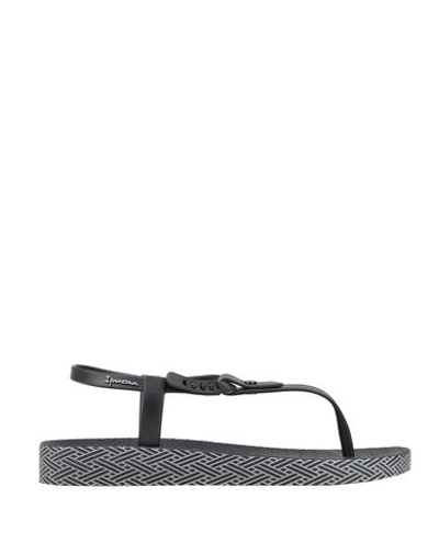 Shop Ipanema Flip Flops In Black