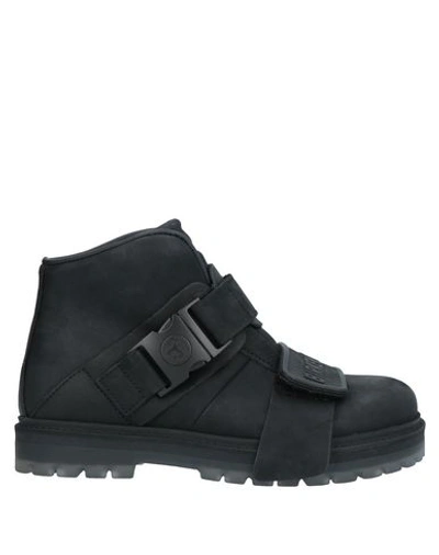 Shop Rick Owens X Birkenstock Woman Ankle Boots Black Size 7 Soft Leather