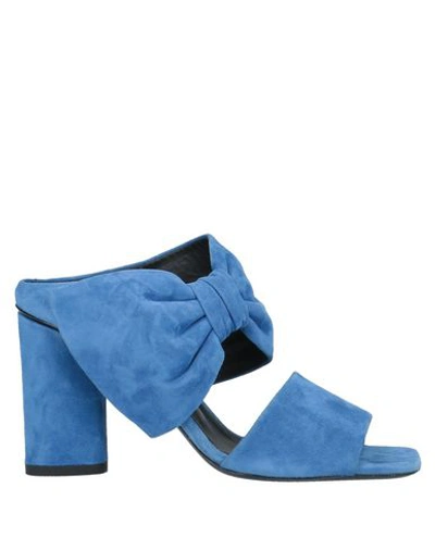 Shop Angela Chiara Venezia Sandals In Blue