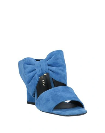 Shop Angela Chiara Venezia Sandals In Blue