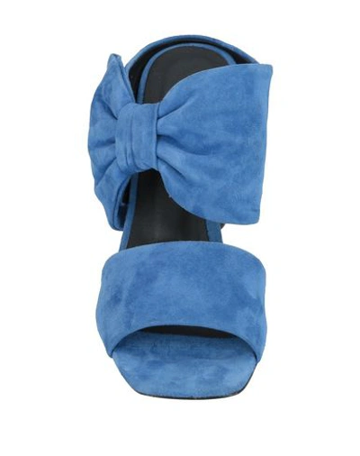 Shop Angela Chiara Venezia Sandals In Blue