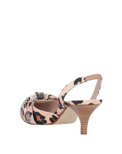 Shop Alberto Gozzi Pumps In Pale Pink