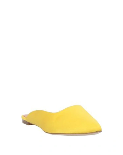 Shop Sigerson Morrison Mules In Yellow