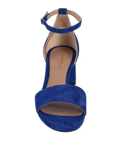 Shop Deimille Sandals In Bright Blue