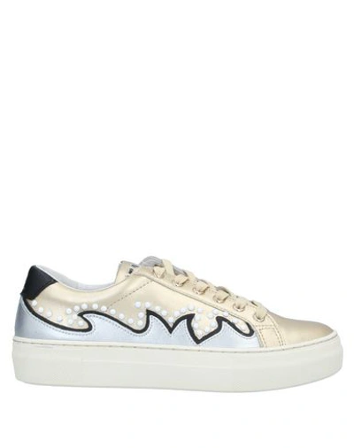 Shop Moa Master Of Arts Sneakers In Gold