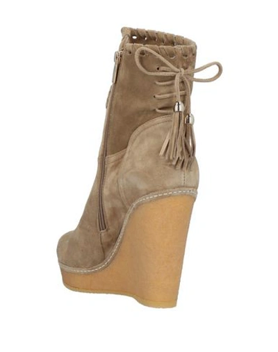 Le Silla Ankle Boot In Beige