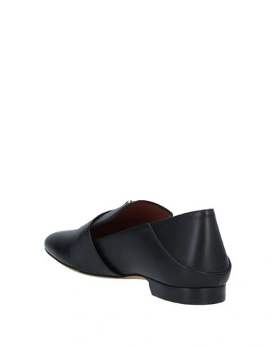 Bally Janelle Buckled Slip-on Loafers In Black