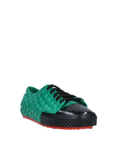 Shop Melissa Sneakers In Green