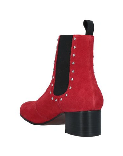 Shop Alexa Chung Ankle Boot In Red