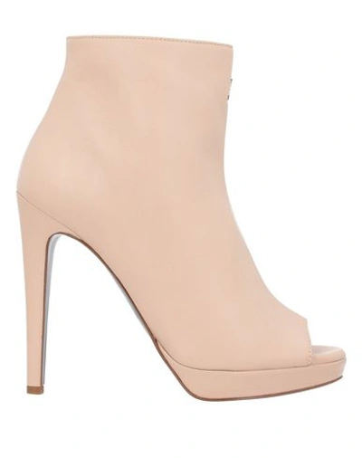 Shop Patrizia Pepe Ankle Boots In Sand