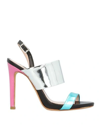 Shop Gianni Marra Sandals In Turquoise