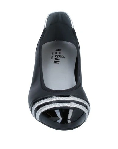 Hogan Ballet Flats In Black
