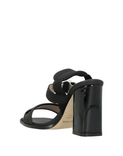 Shop Alberto Gozzi Sandals In Black