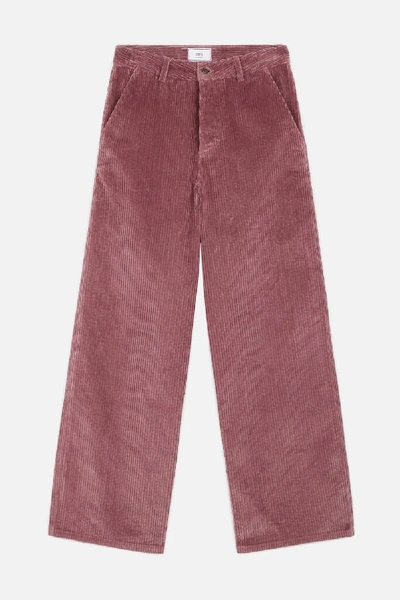 Shop Ami Alexandre Mattiussi Women's Large Leg Fit Trousers In Pink