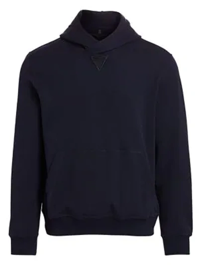 Shop Brunello Cucinelli Leisure Hooded Sweatshirt In Navy