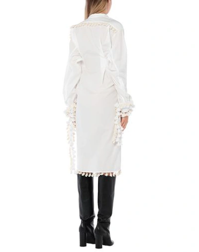 Shop Loewe Knee-length Dress In White