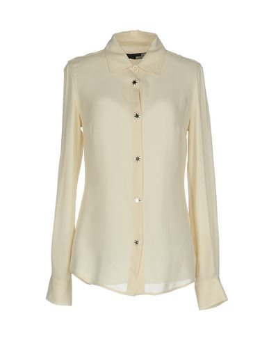 Love Moschino Solid Color Shirts & Blouses In Beige | ModeSens