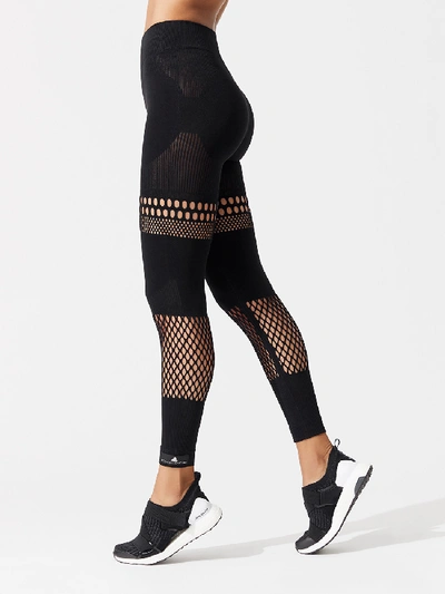 Adidas By Stella Mccartney Yoga Warp Knit Tight In Black | ModeSens
