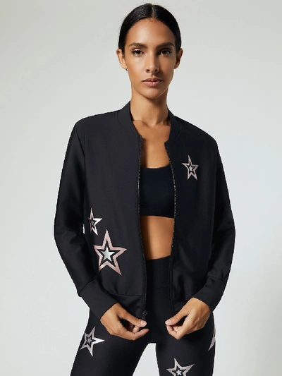 Shop Ultracor Stealth Duochrome Pop Star Bomber In Nero Brushed Rose