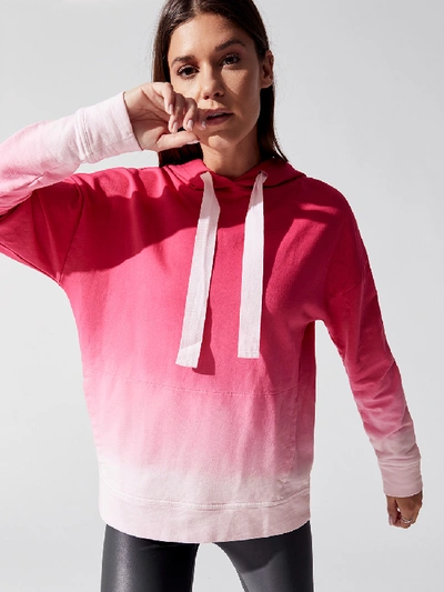 Shop Alala Ombre Hoodie In Neon Pink