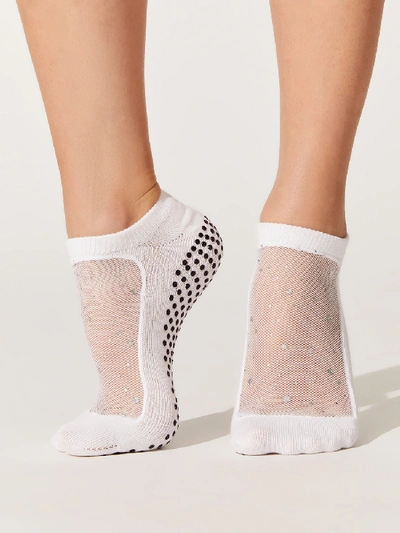 Shop Shashi Star Cool Feet Socks In White
