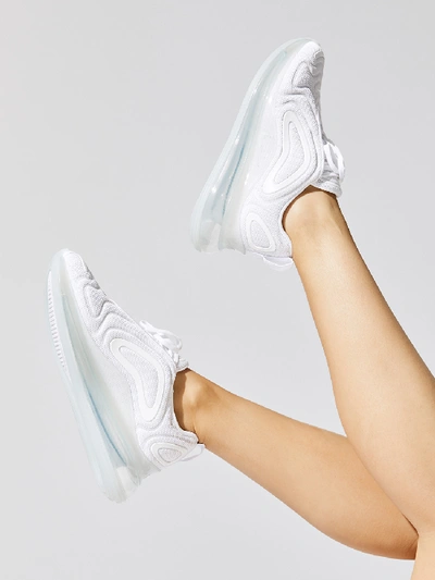 Shop Nike Women's Air Max 720 In White,white-mtlc Platinum-pure Platinum