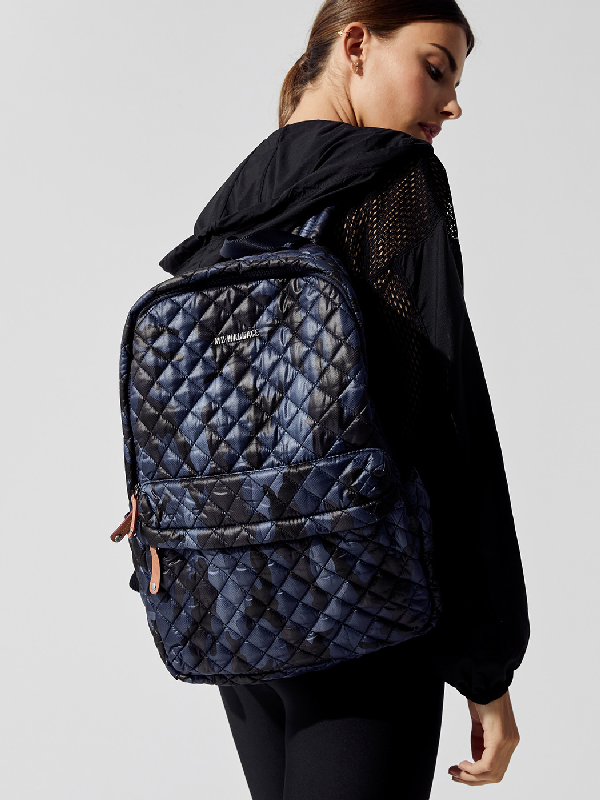 mz wallace blue camo backpack